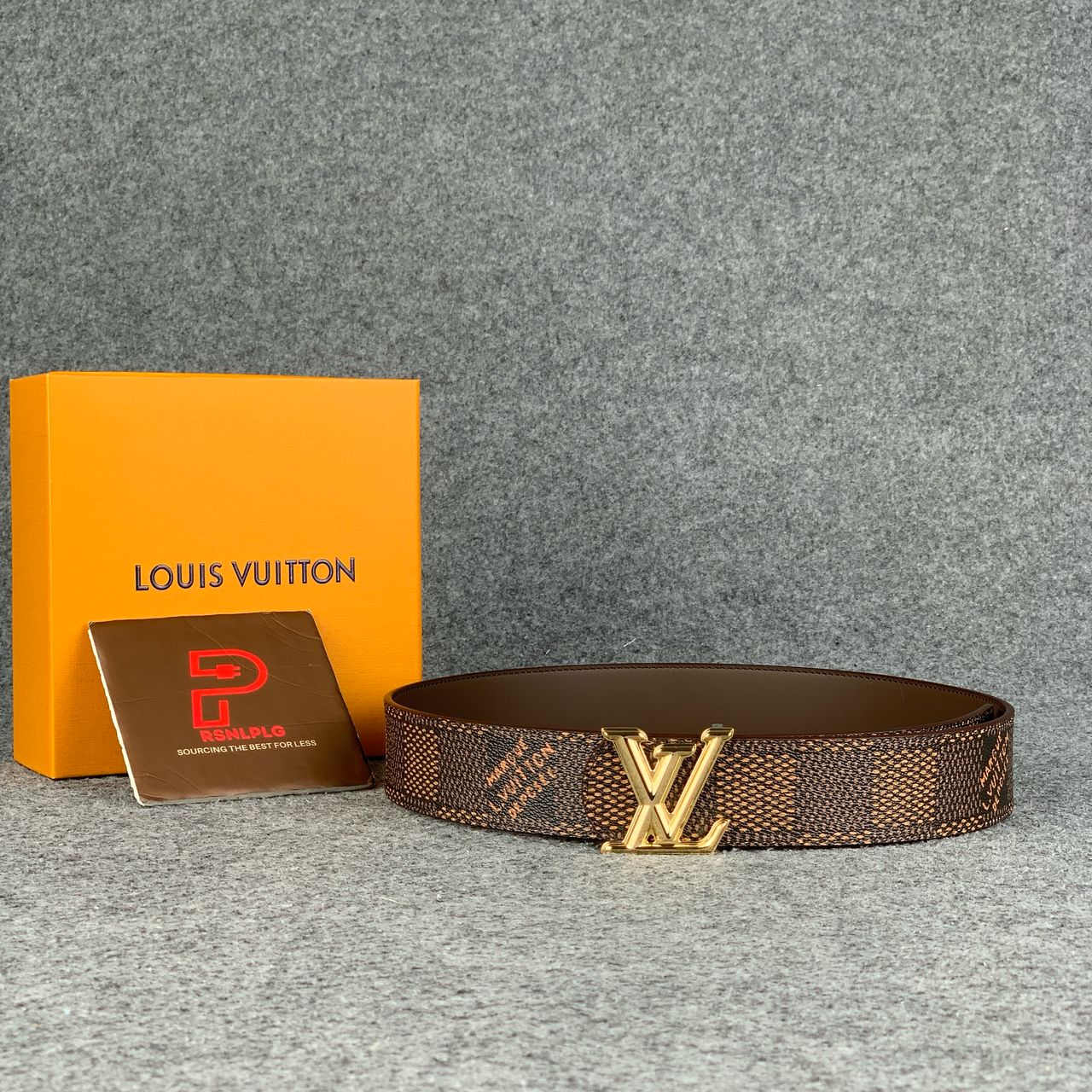 LV x Nigo Squared Reversible BeltDamier Ebene Giant 'Brown'