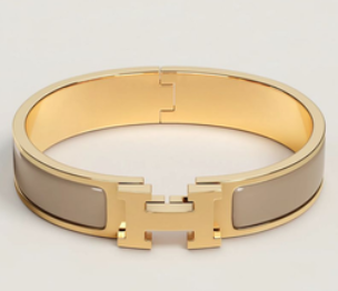 Clic H Bracelet 'Taupe'