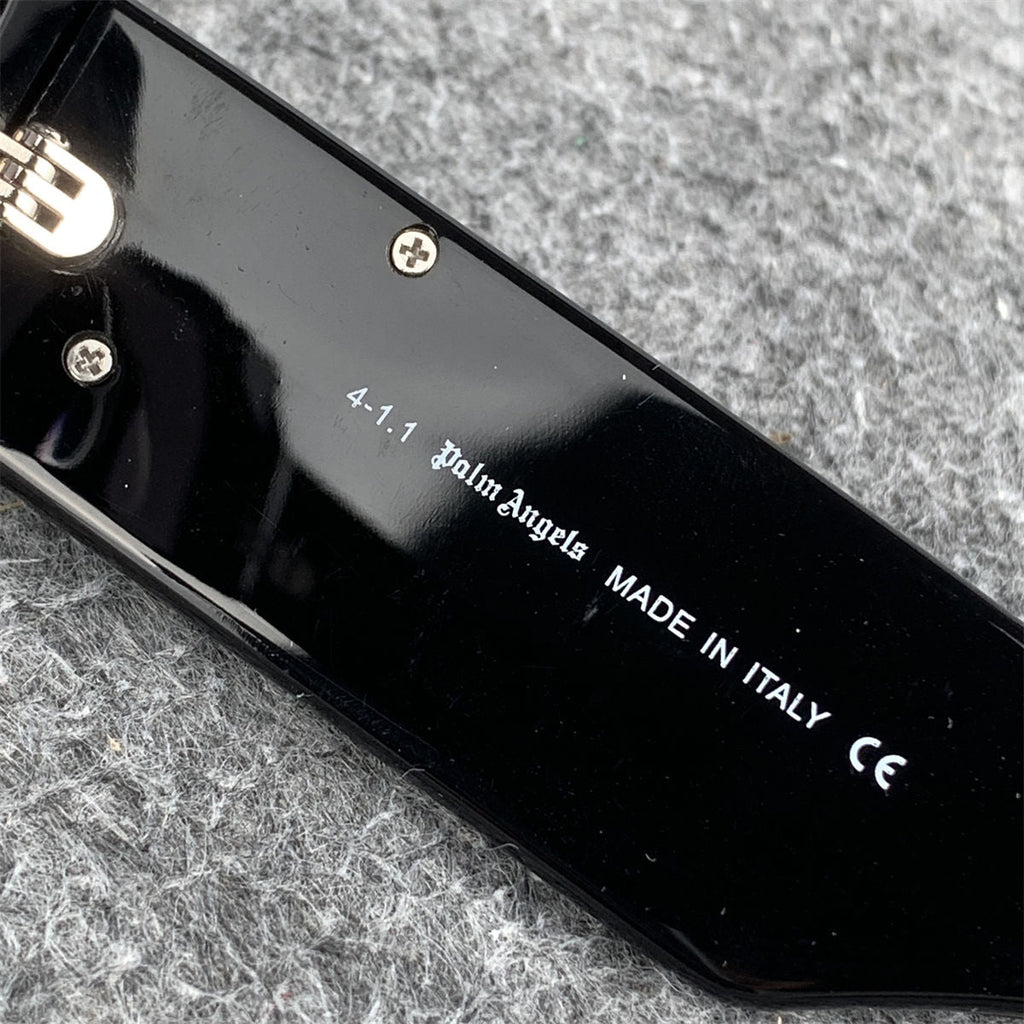 PALM ANGELS SUNGLASSES 'BLACK/DARK GREY'
