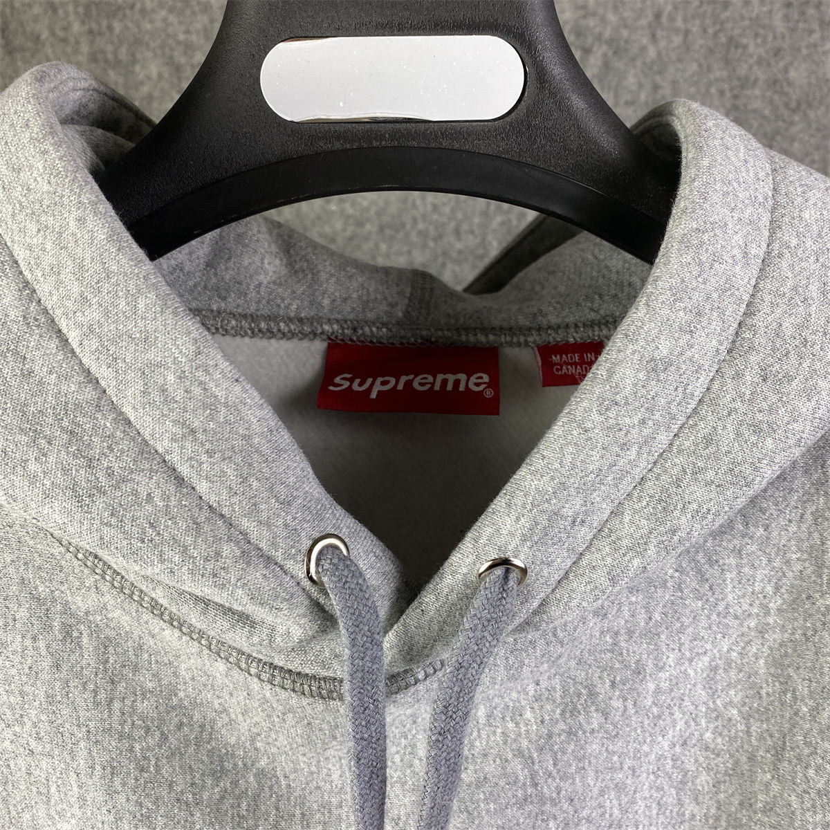 Supreme Bandana Box Logo Hooded Sweatshirt 'Heather Grey'