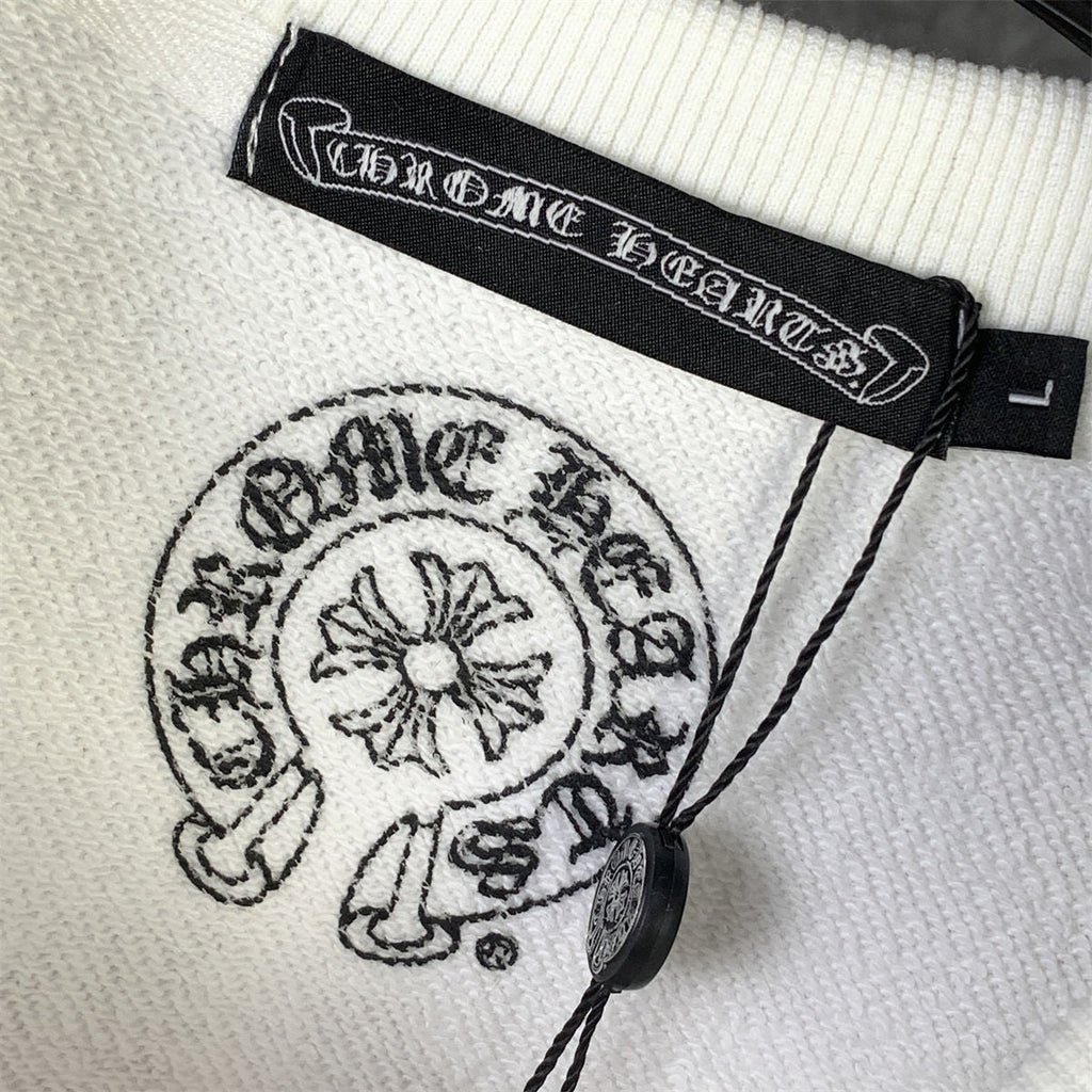 Chrome Hearts Made In Hollywood Plus Cross Long-Sleeve T-Shirt 'White/Red'