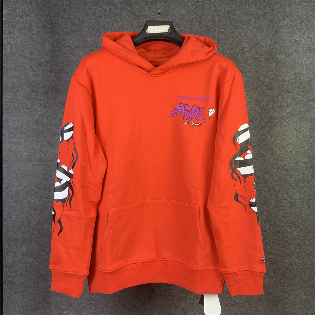 Chrome Hearts Matty Boy Sadistic Lipstick Hoodie 'Red/Orange'