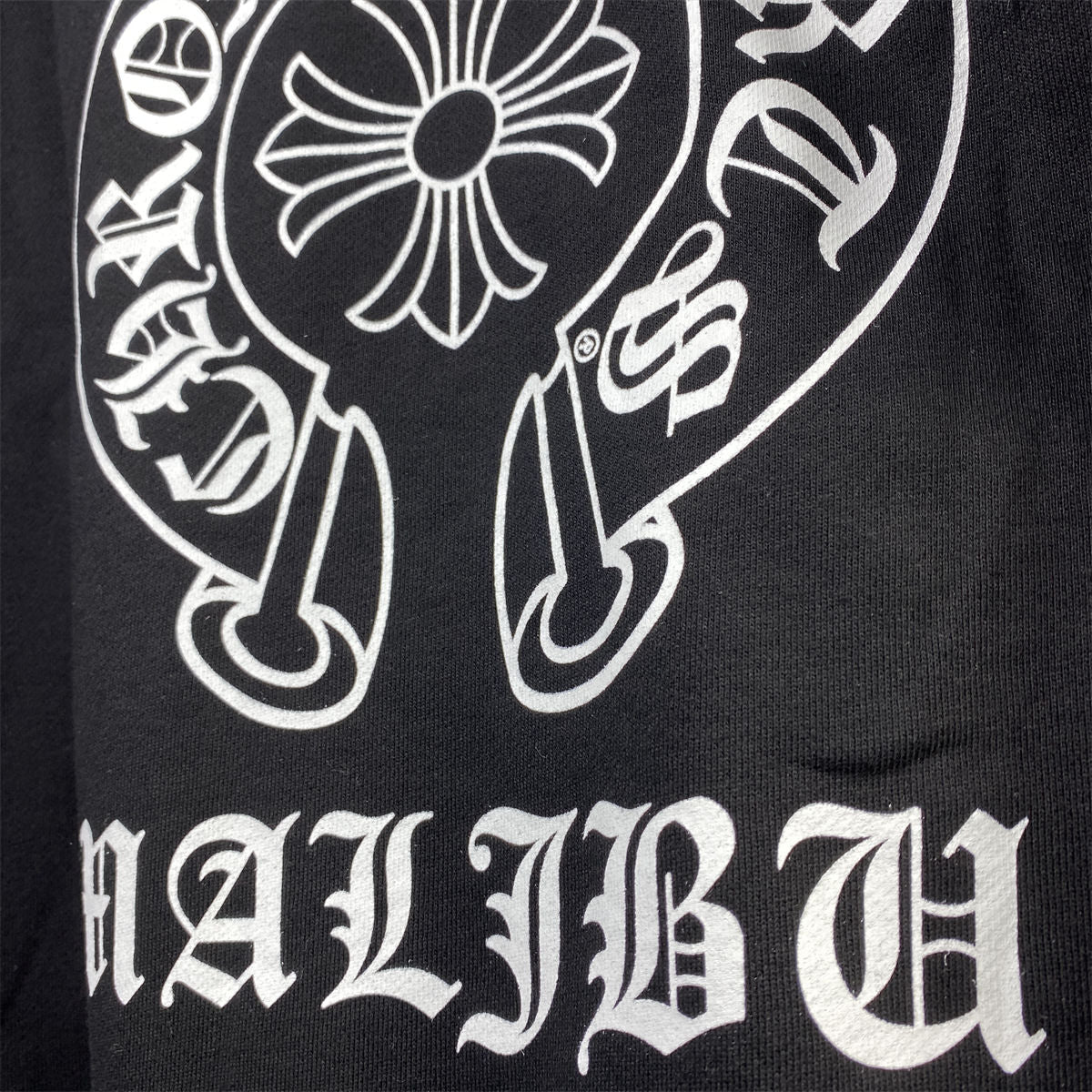 Chrome Hearts Malibu Exclusive Horse Shoe Zip Up Hoodie 'Black'