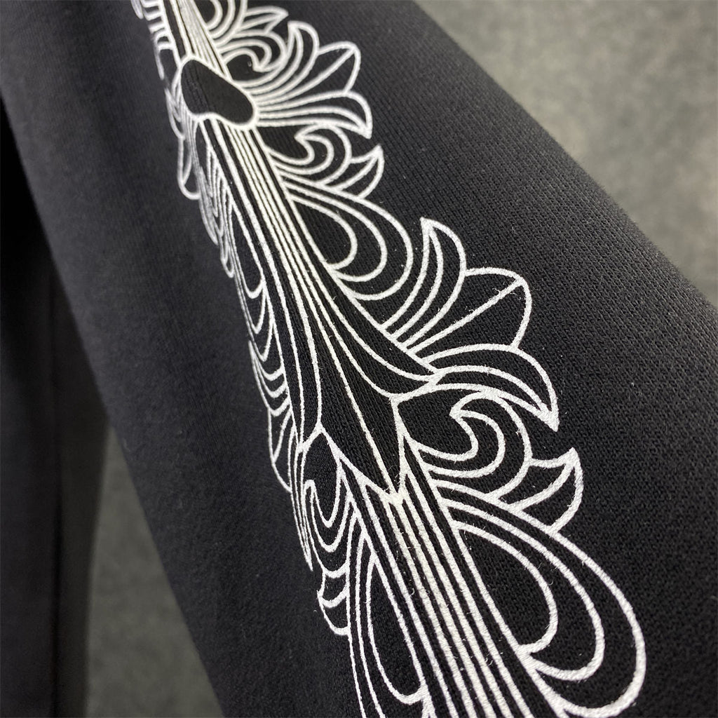 Chrome Hearts Malibu Exclusive Horse Shoe Zip Up Hoodie 'Black'