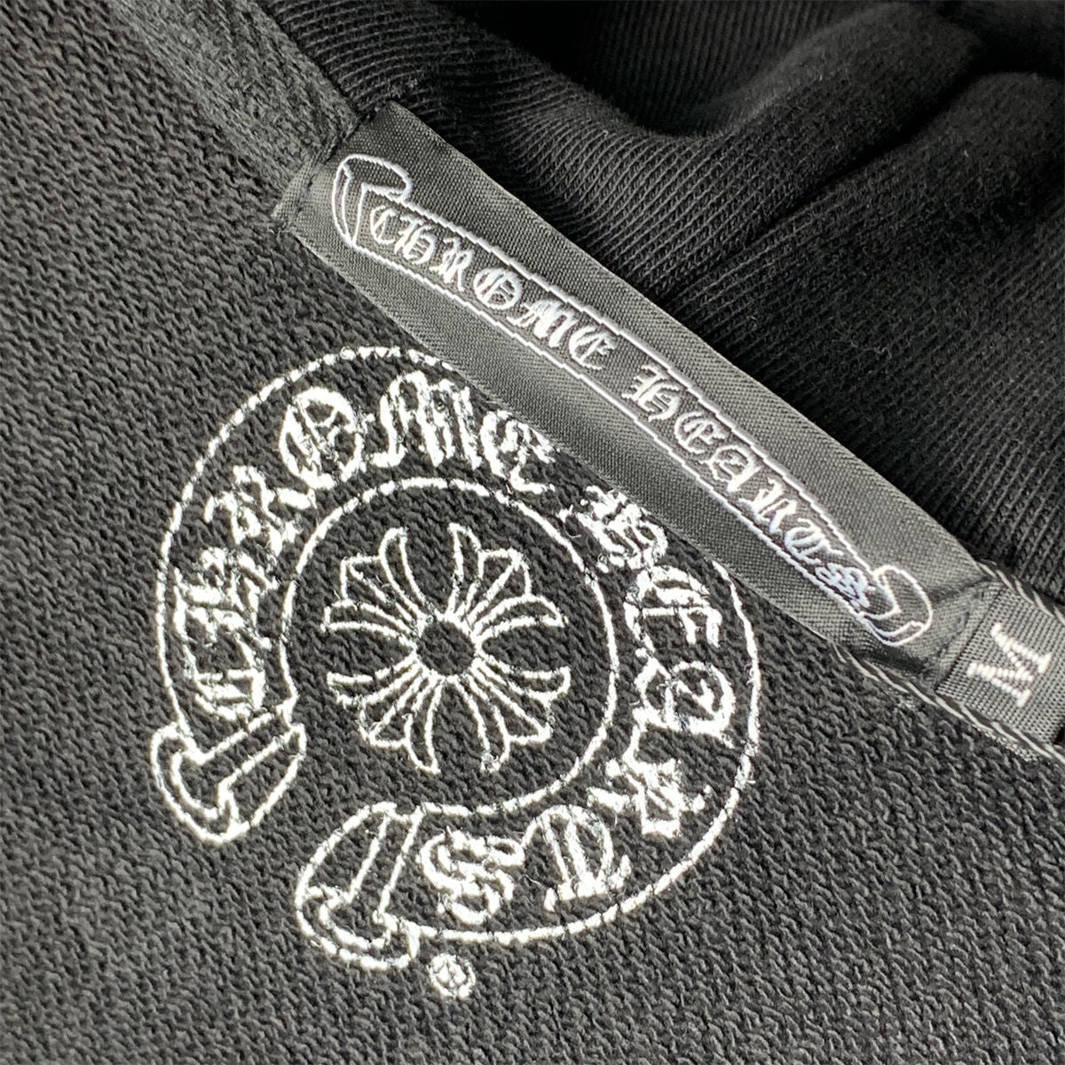 Chrome Hearts Made In Hollywood Plus Cross Zip Up Hoodie 'Black/Red'