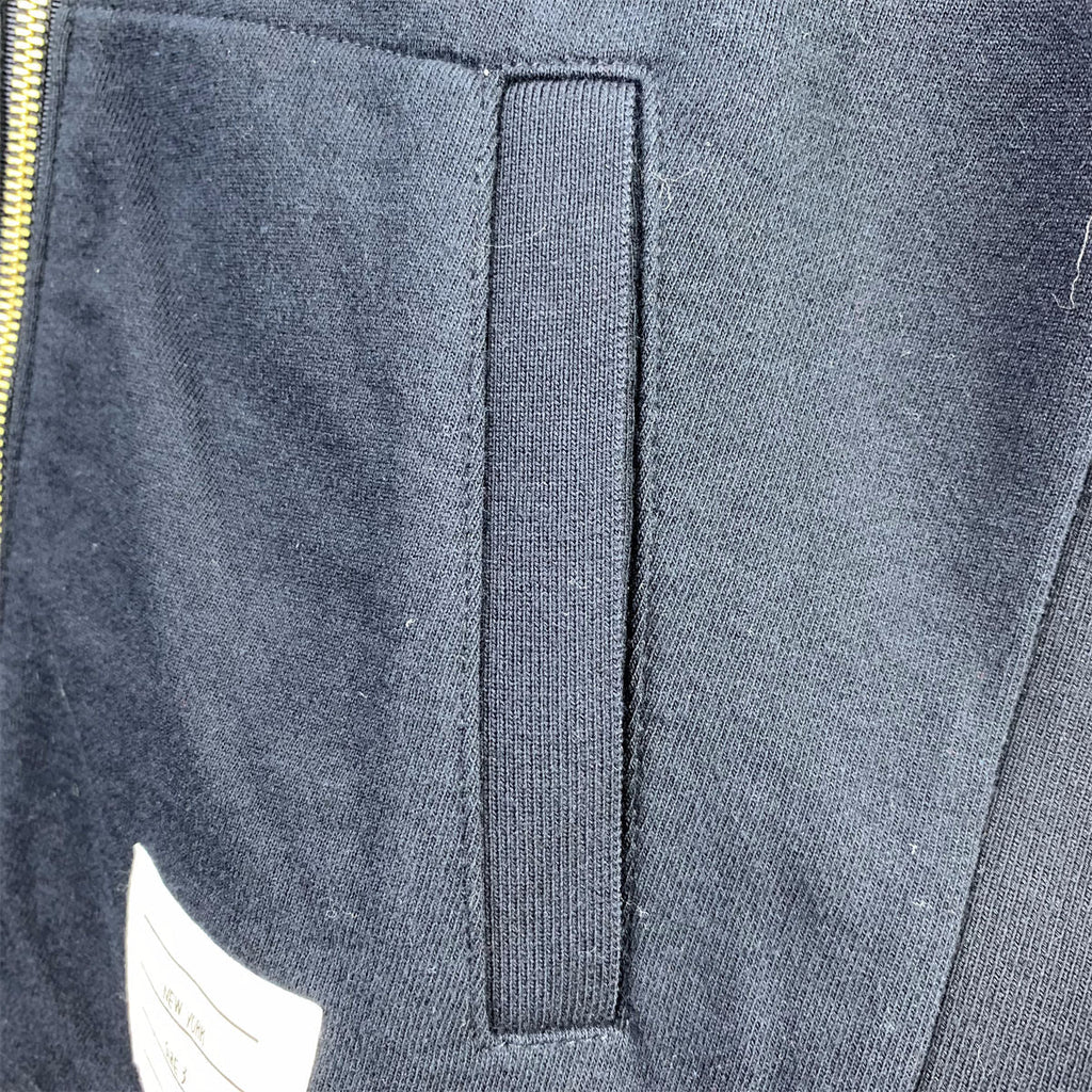 Thom Browne CLASSIC LOOPBACK 4-BAR FULL ZIP HOODIE