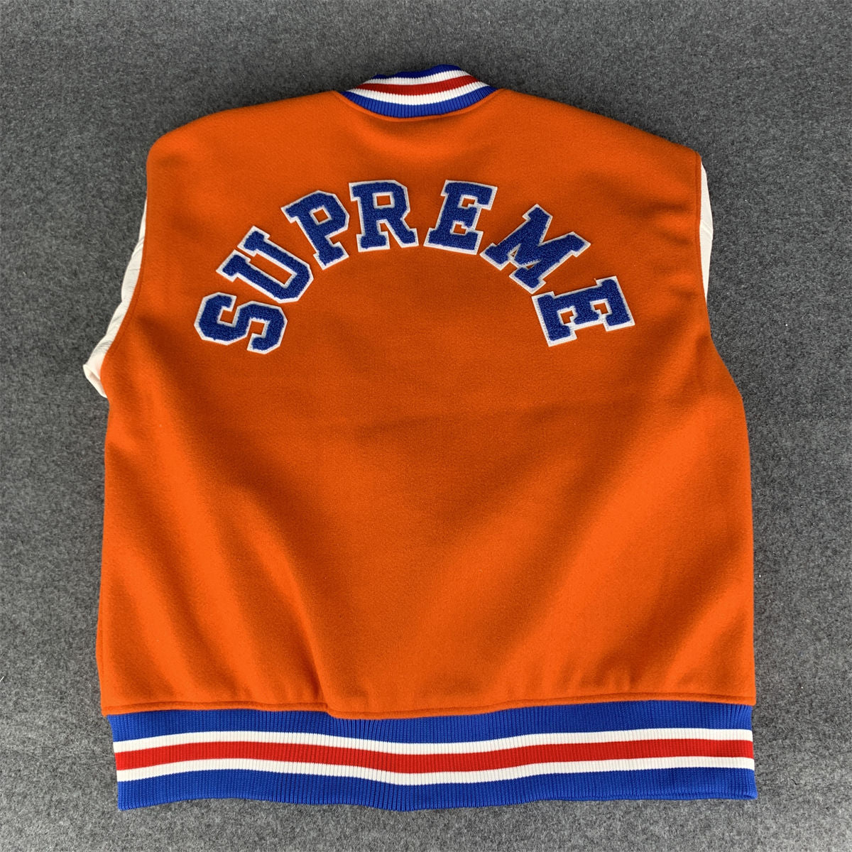 SUPREME Tiger Varsity Jacket 'Orange'