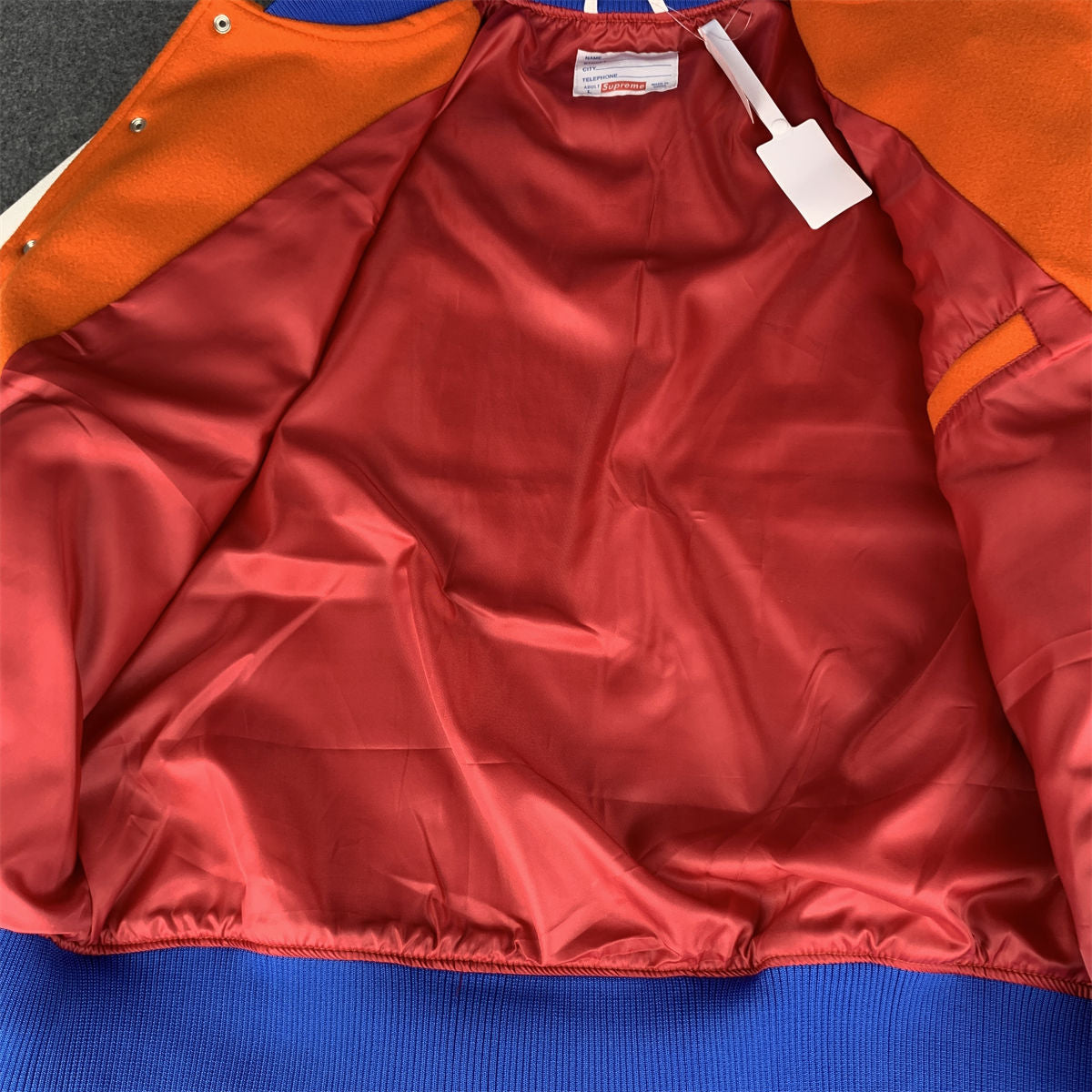 SUPREME Tiger Varsity Jacket 'Orange'