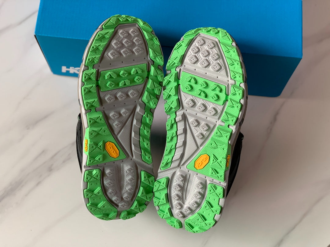 HOKA Ultra Low Gore-Tex Black | Lime Green