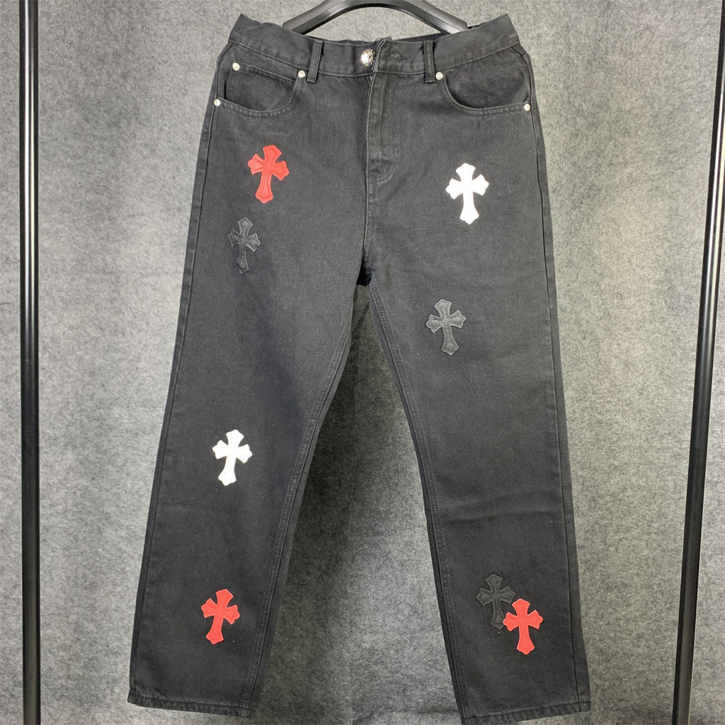 CHROME HEARTS CROSS PATCH DENIM Jeans (MIAMI EXCLUSIVE)