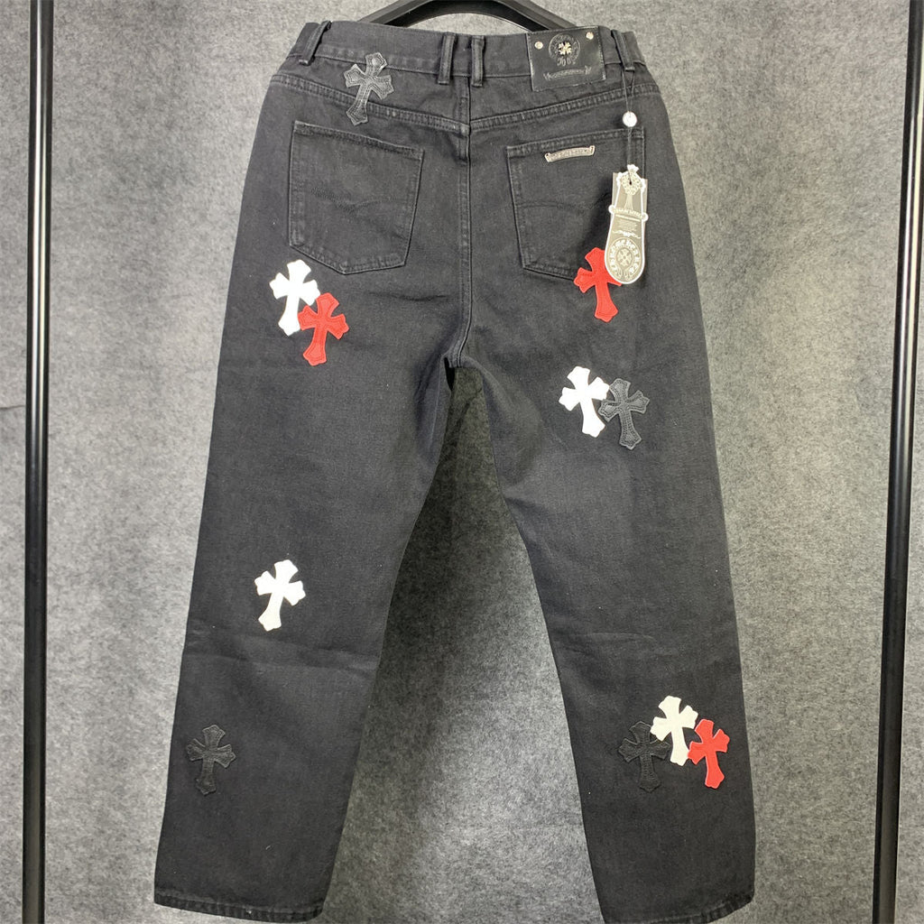 CHROME HEARTS CROSS PATCH DENIM Jeans (MIAMI EXCLUSIVE)