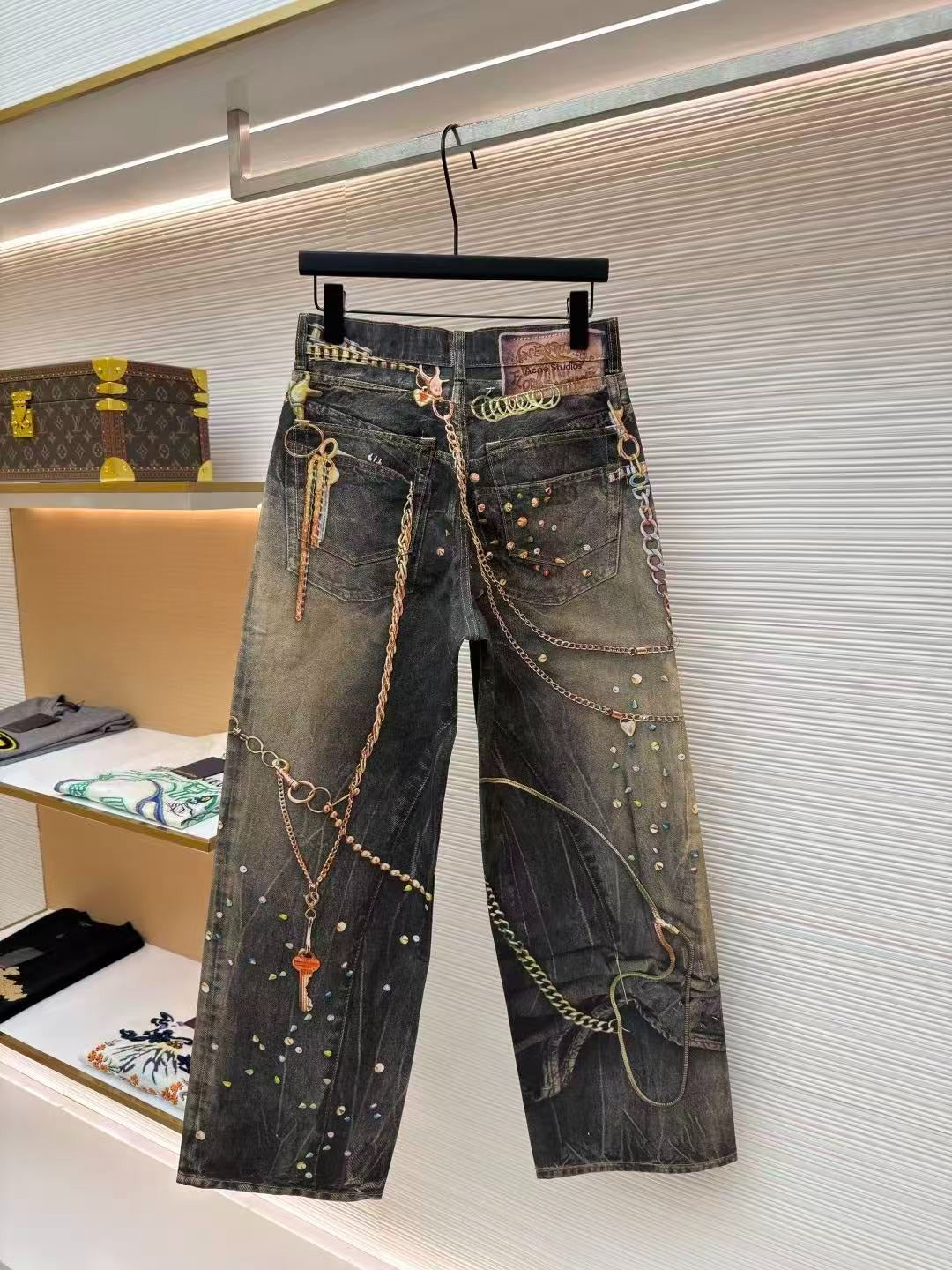 Acne Studios Loose Fit Jeans Year Of The Horse