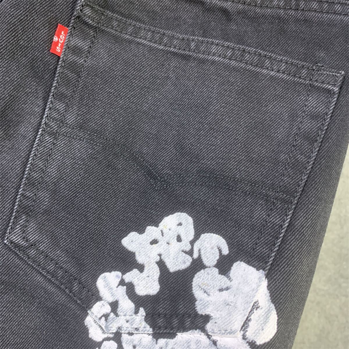 Levi's x Denim Tears The Cotton Wreath  Jeans 'Black'