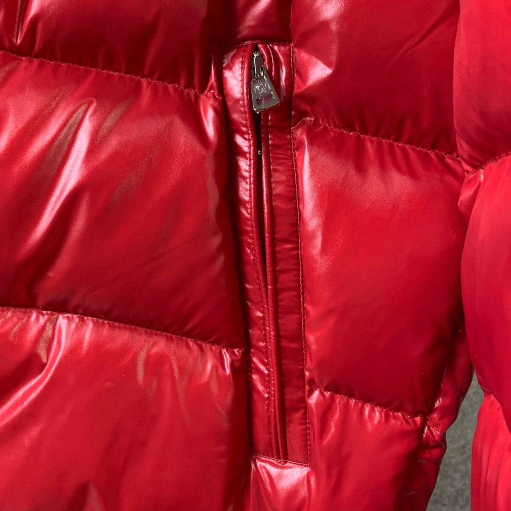 Moncler Maljasset Short Down Jacket 'Red'