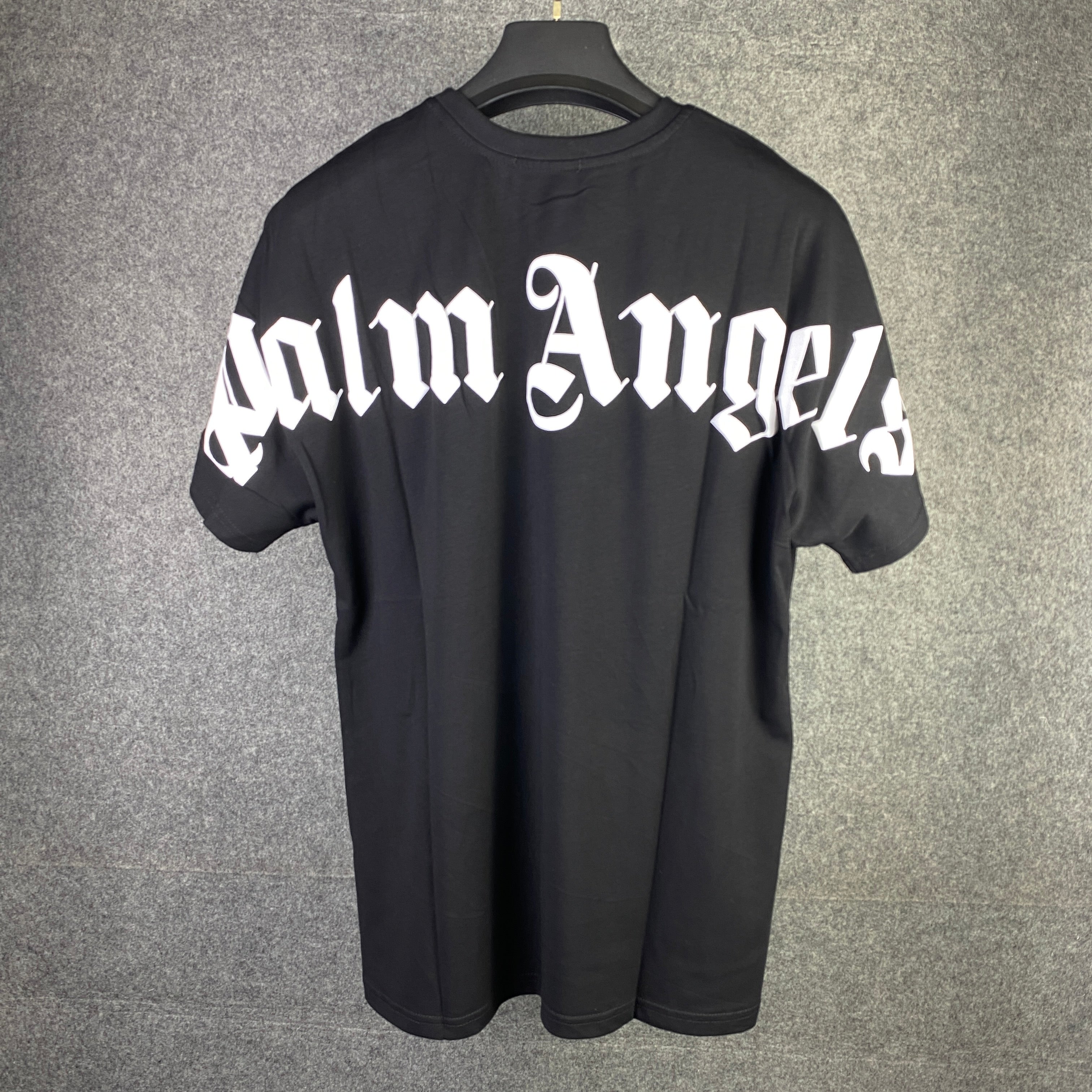Palm Angels Oversize Logo T-Shirt 'Black/White'