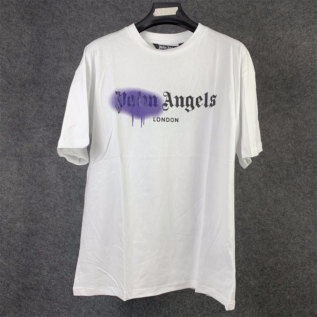 Palm Angels LONDON SPRAYED LOGO T-SHIRT 'WHITE'